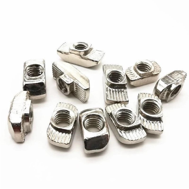 50 x M4 Hammer Nuts 6 mm Groove 6 Made