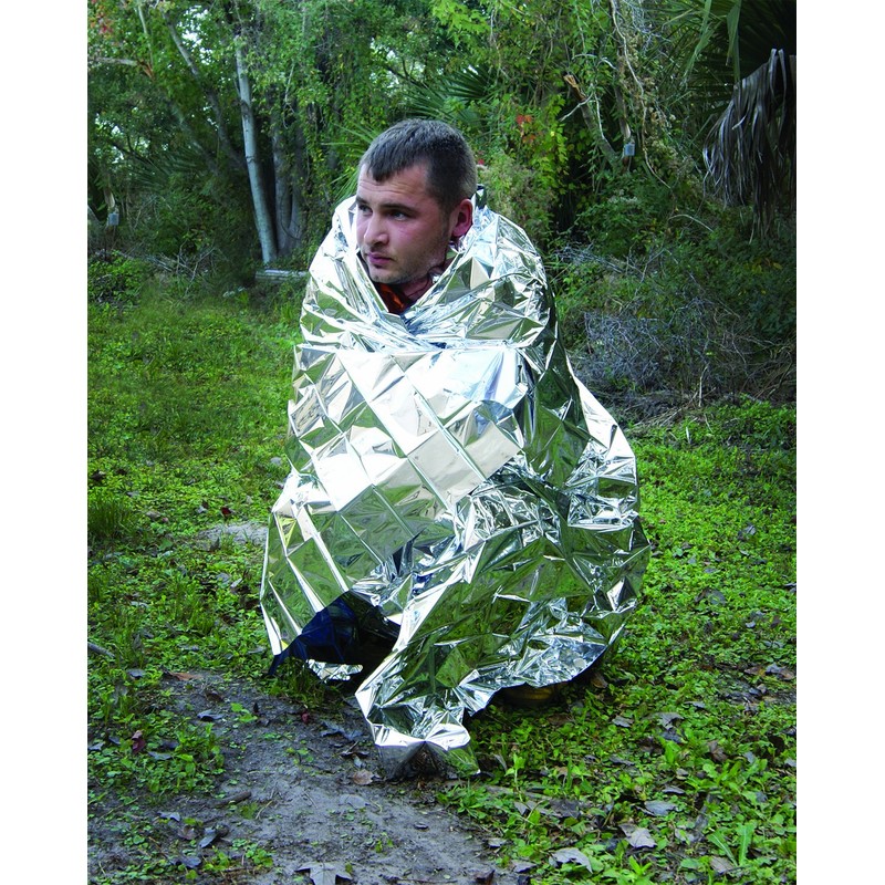 UST Survival Reflect Blanket - Silver, 12.5 x 9 x