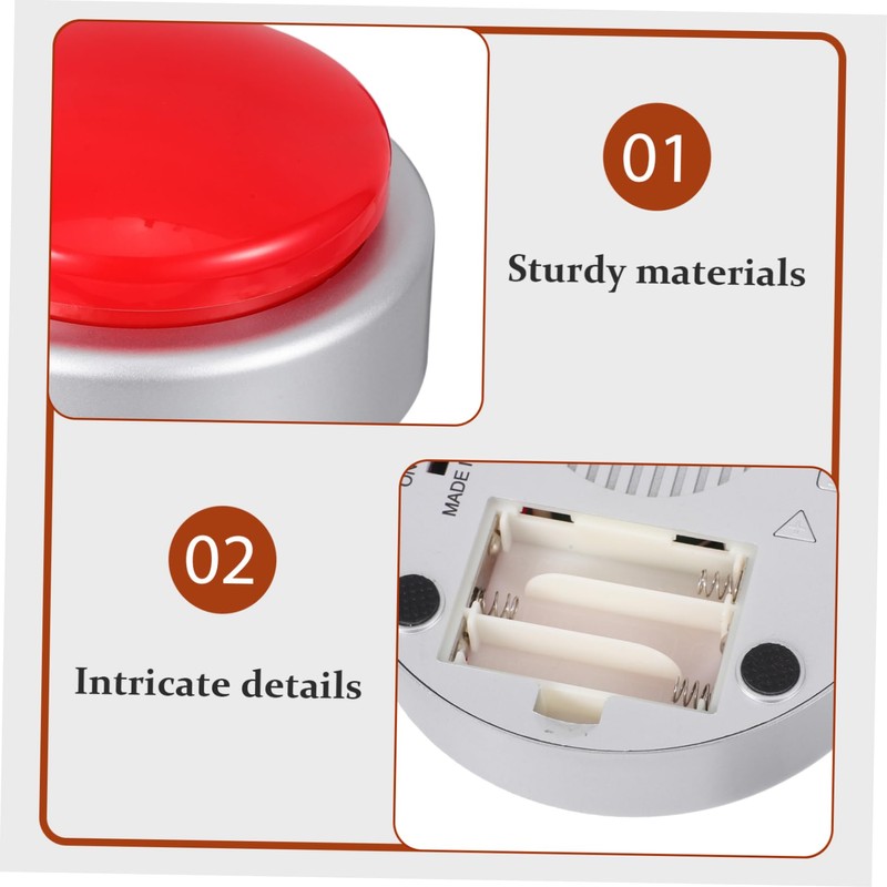 ULTECHNOVO Talking Clock for Blind Talking Button Alarm Clock with