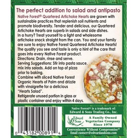 Native Forest Artichoke Hearts Quartered, 14 Ounce Cans (Pack of 6)