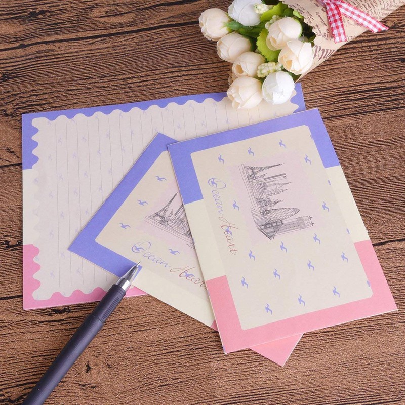 SCStyle 48Pcs Stationery set-32 Cute Lovely Kawaii Special Design Writing