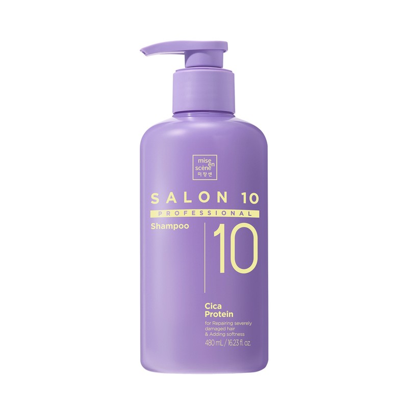 Mise-en-scène Salon 10 Professional Cica Protein Shampoo 480ml / 미쟝센