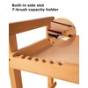 DJAR Rolling Art Supplies Cart, Solid Beech Wood Art Supply