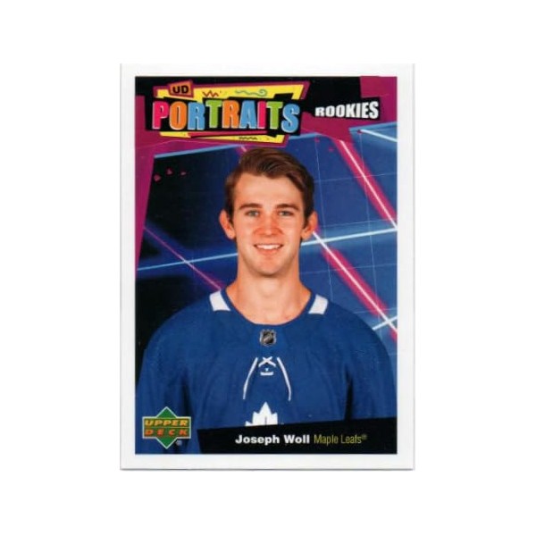 2020-21 Upper Deck UD Portraits Rookies Joseph Woll Rookie Card