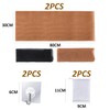 2 Pack African Mesh Sponges with 2 Foaming Bundle Pockets,
