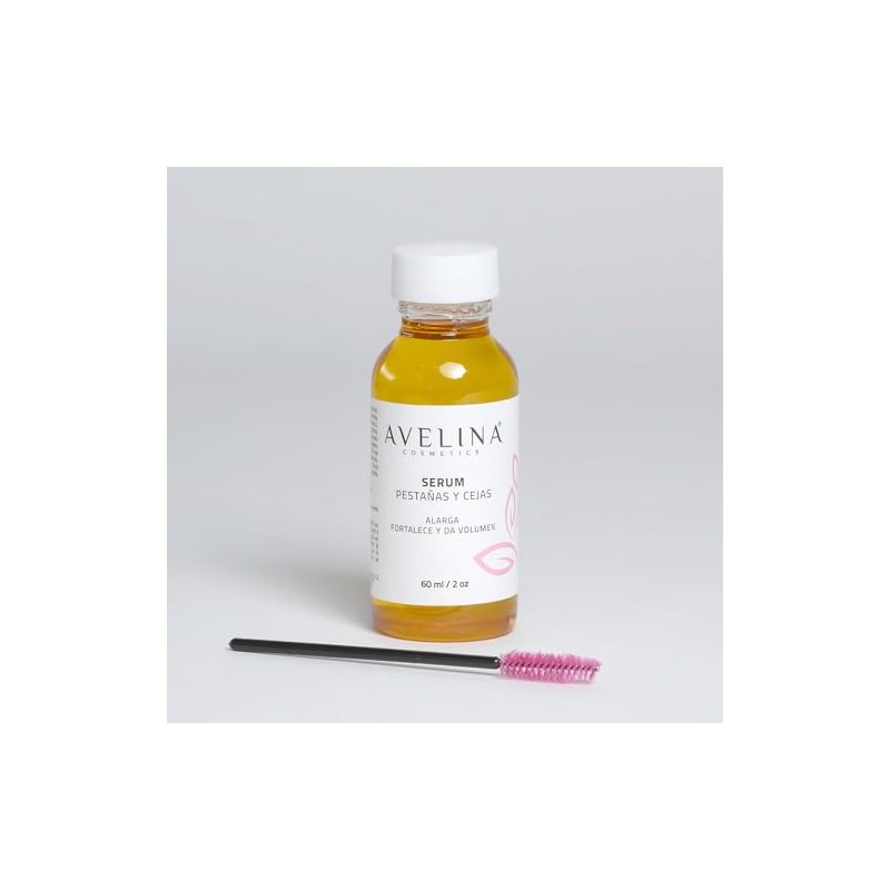 AVELINA COSMETICS Kit Serum Alargador de Pestañas y Cejas 100%