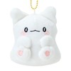 Sanrio 466077 Hanamaru Ghost Mascot Holder, Polyester, Steel, For Ages