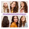6pzs Curly Ondas En Cabello Rizos Sin Calor Tubo+gorro Satin