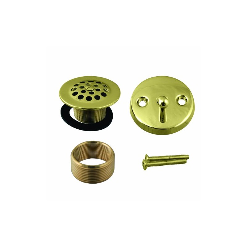 Westbrass D92K-01 1-3/8" Fine Thread Grid Strainer Drain Cover with