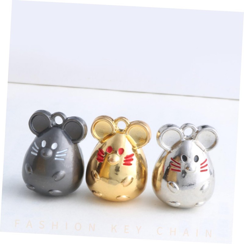 [CALLARON] 3pcs Mouse Keychain Mouse Key Ring Mouse Key Holder