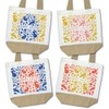 Happy Easter Eggs | Reusable Jute Tote Bag