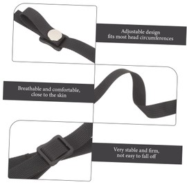 Kisangel 5sets Hockey Helmet Chin Strap Replacement Safety Strap for Hockey Helmets Easy to Install Suitable for Long-Term Use Repair Kit