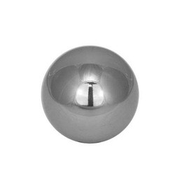 Gebrüder Lomprich polished stainless steel ball
