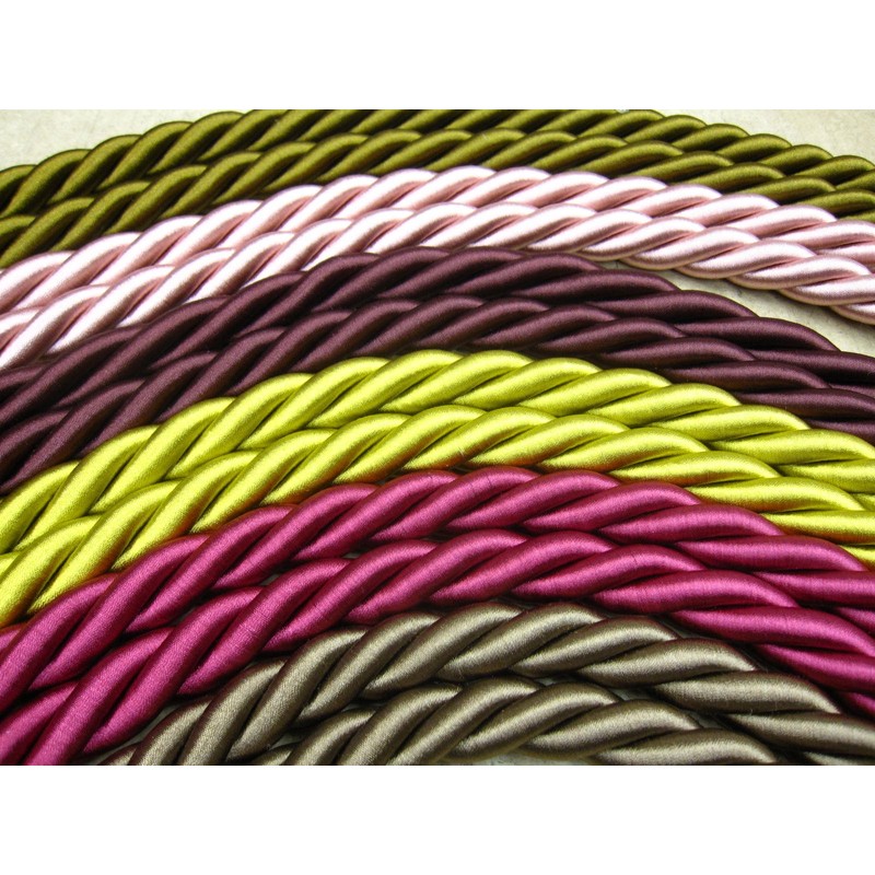 Jones Interiors 2 LARGE CHUNKY Rope Tie Backs - Per