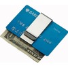 VERALY.MX Set 2 Clip Para Billetes Plateado Tarjetas 3 Divisiones
