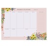 Making Meadows | Pink Floral Weekly Planner Pad | Flower