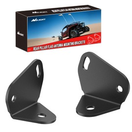 Nilight - 2 Soportes de Montaje de Antena para Pilar Trasero, Puede Am X3 Soportes de látigo para luz LED Compatible con Can Am Maverick X3 2017-2021, 2 años de garantía