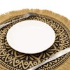 CAPASIN Round Placemats Set of 4, Dining Winter Modern Dinner