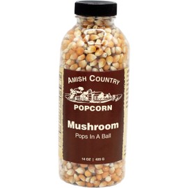 Amish Country Popcorn | 14 oz Bottle | Mushroom Popcorn Kernels | Old Fashioned, Non-GMO and Gluten Free (14 oz Bottle)