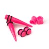 Marsrut Marsrut 48 PCS Acrylic Gauge Kit Tapers Heart Tunnels