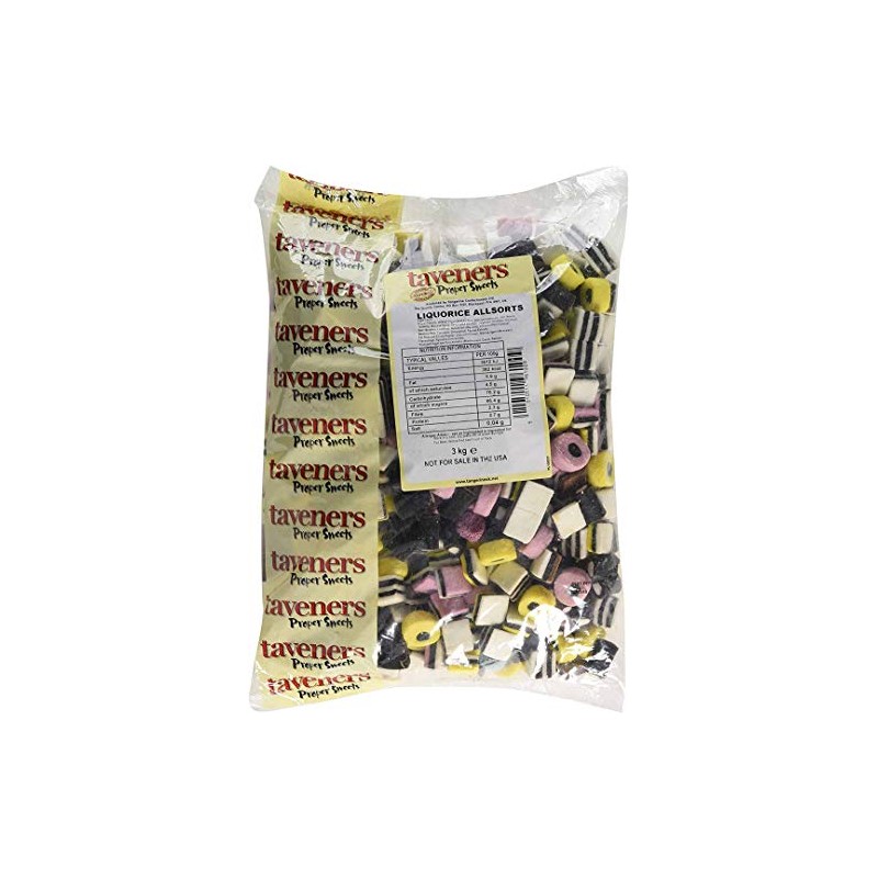 Taveners Liquorice Allsorts 500g