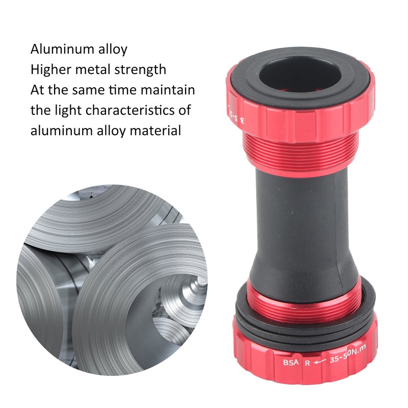 1.37x24T Road Bicycles Mountain Bikes 68‑73mm BB Bottom Brackets Aluminum