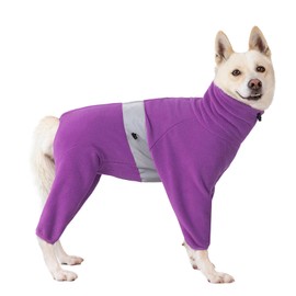 Dog Winter Coats for Medium Large Dogs, Warm Polar Fleece Dog Jacket, Winter Dog Clothes Pullover, Cold Weather Dog Jumpsuit Onesie, Dog Snow Jacket, Dog Apparel Outfit