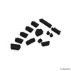 USB Port Protection Cap Set Laptop Earphone Dust Stopper Prevention Pack (13 Pieces) / USB 포트 보호캡 세트 노트북 이어폰 먼지마개 정리 방지 13개입
