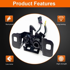 VEELECP Hood Latch Assembly Compatible with 2018 Equinox Replace Front Hood Door Lock with Sensor