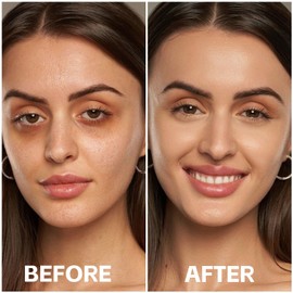 GEUUFEA Creamy Concealer & Foundation Stick, Full Coverage Makeup Stick Matte, Lightweight Hydrating Natural，Under Eye Concealer Pen for Dark Circles, Acne & Spots