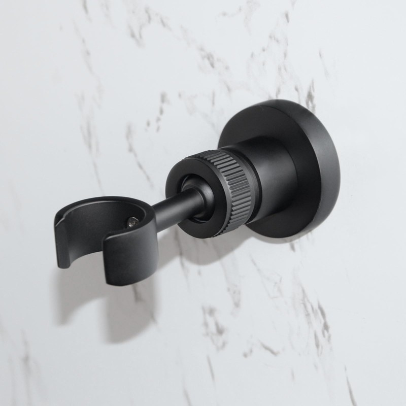 PHASAT Handheld Shower Head Holder Adjustable Solid Brass Handheld Shower