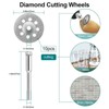 60Pcs/Set Cutting Disc Saw Blade Chuck Set for Electric Drill