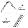 KOMBIUDA 20pcs Heavy Duty Iron Tent Stakes for Camping Awnings