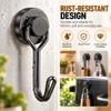 Magnetic Hooks 6-Pack for Home Organization – Swivel Swing Design