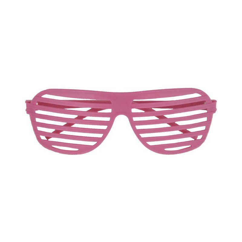 Unique Ultra-Colorful Neon Shutter Shade Novelty Glasses - 6"x 6.5"x