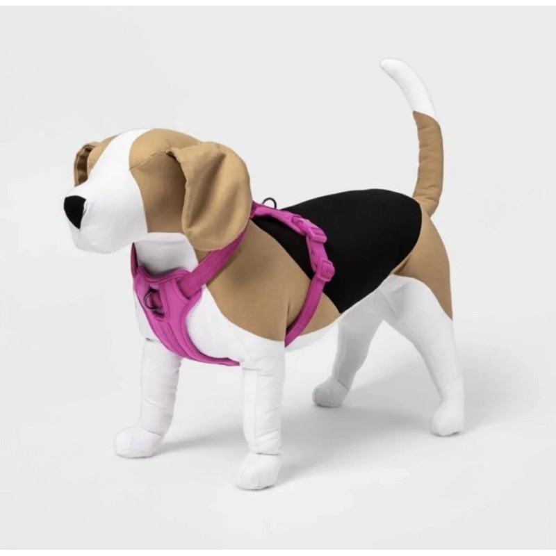 Boots & Barkley Reflective Comfort Large Dog Harness Pink NWT