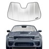 Windshield Sun Shade for Dodge Charger 2011-2023 with Rearview Mirror