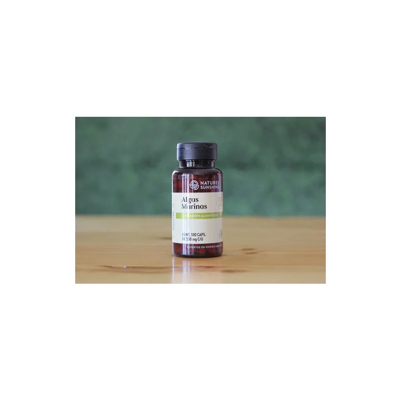 Natures Sunshine Algas Marinas 100caps Sabor Neutro