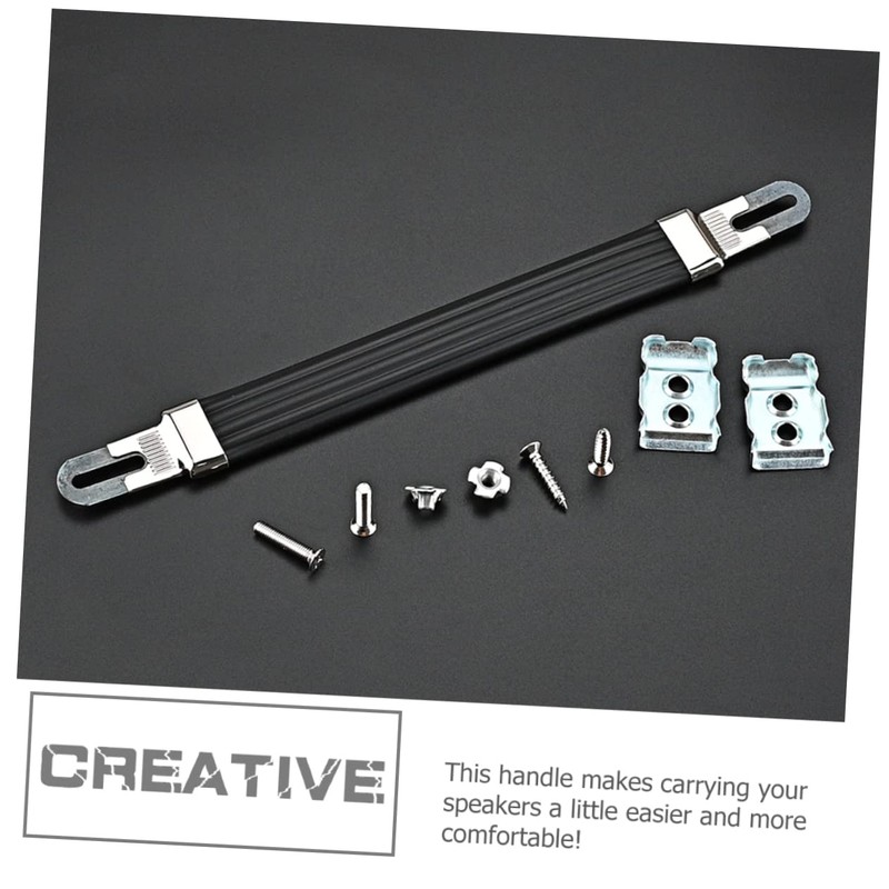 jojofuny 2sets Amplifier Handle End Caps Speaker Strap for Easy