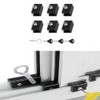 Changyeah Pack of 6 Adjustable Window Locks, Black Sliding Window