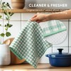 RECYCO Waffle Kitchen Towel Set of 2 - Quick Dry