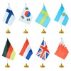 Juvale Set of 24 International Country Flags of the World