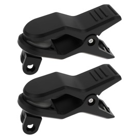 YINETTECH 2PCS Guitar Tuner Clip 48x16mm Suitable for Guitar Instrument Black
