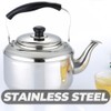 HOLIDYOYO Stainless Steel Whistling Tea Kettle for Stovetop Induction Compatible