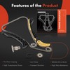 A-Premium 9PCS Engine Timing Chain Kit W/Sprocket & Tensioner &