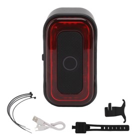 A07 Smart Bike Tail Light 16LED Highlighted Smart Bicycle Rear Light USB Charging Brake Sensing Rear Lamp for Mountain Bike