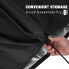 Totority Small Round BBQ Grill Cover Heavy Duty Weatherproof Cover