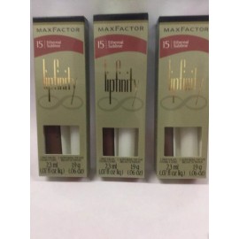 Max Factor ( LOT OF 3 ) MAX FACTOR LIPFINITY LIPCOLOR #15 ETHEREAL NEW.
