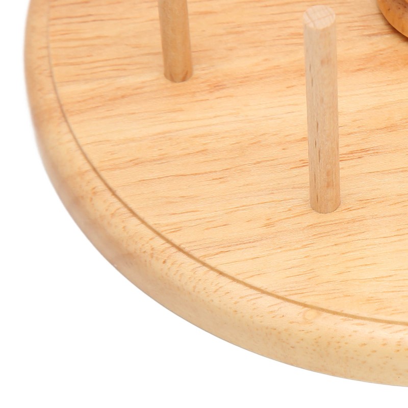Wooden Thread Holder Rack 8 Spools Beech Wood Bobbin Holder