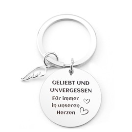 Sympathy Gift Keyring Sympathy Gifts For Survivors Consolation Gifts Mourning Gift Consolation Gift For Mourning Condolence Gift Memory Gift Sympathy Gifts, silver